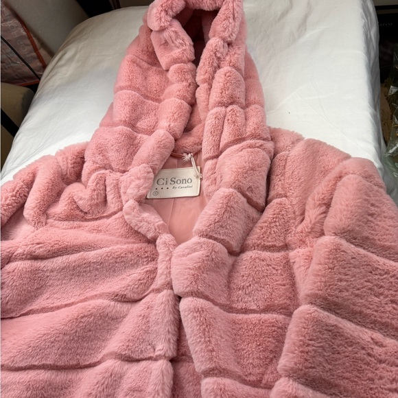 Cavalini Pink Teddy Jacket - Picture 3 of 7